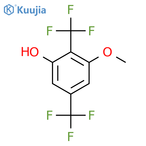 2,5-Bis(trifluoromethyl)-3-hydroxyanisole structure