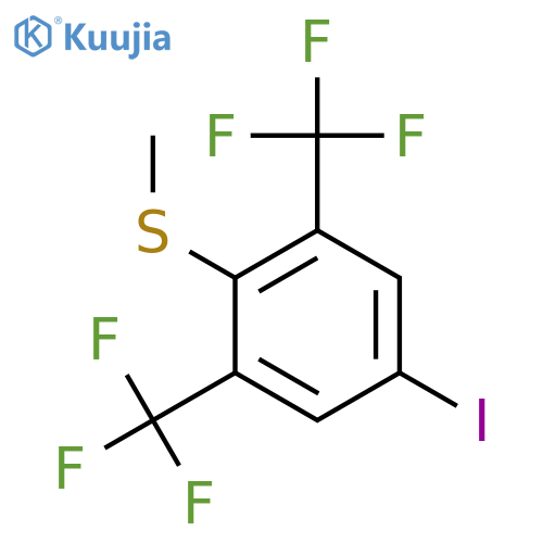 2,6-Bis(trifluoromethyl)-4-iodothioanisole structure