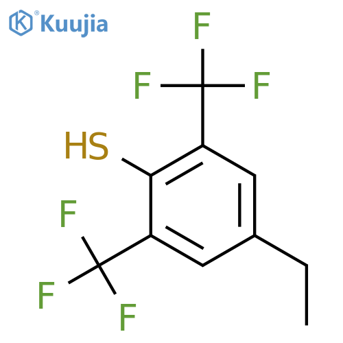 2,6-Bis(trifluoromethyl)-4-(ethyl)thiophenol structure