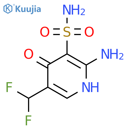 2-Amino-5-(difluoromethyl)-4-hydroxypyridine-3-sulfonamide structure