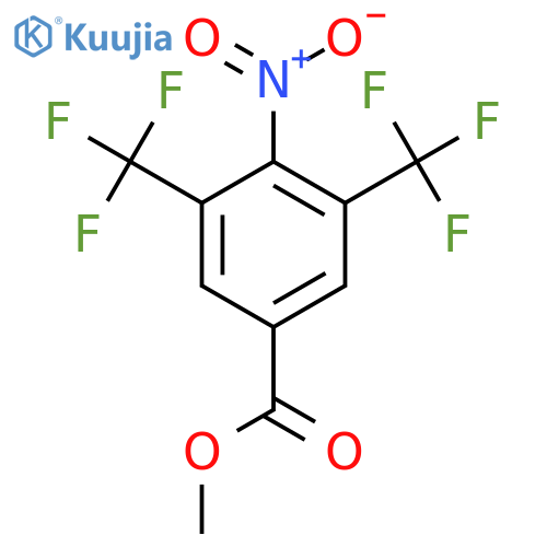 Methyl 3,5-bis(trifluoromethyl)-4-nitrobenzoate structure
