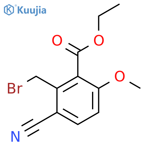 Ethyl 2-bromomethyl-3-cyano-6-methoxybenzoate structure