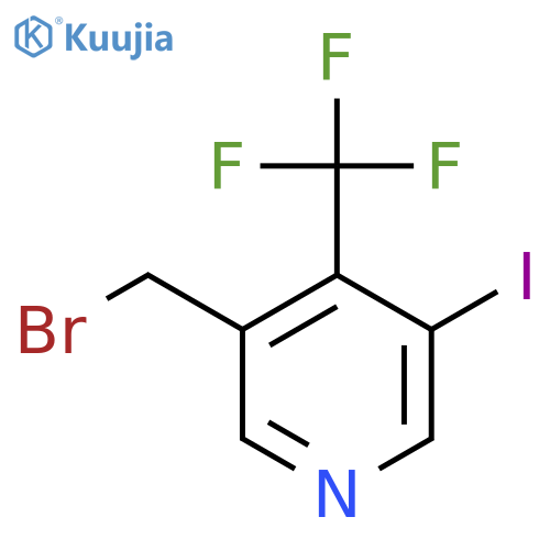 3-Bromomethyl-5-iodo-4-(trifluoromethyl)pyridine structure