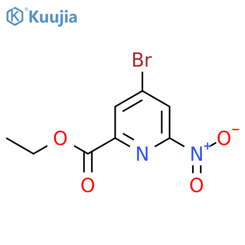 Ethyl 4-bromo-6-nitropicolinate structure