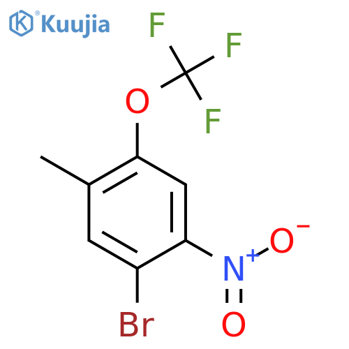5-Bromo-4-nitro-2-(trifluoromethoxy)toluene structure