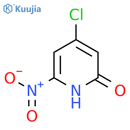 4-Chloro-2-hydroxy-6-nitropyridine structure