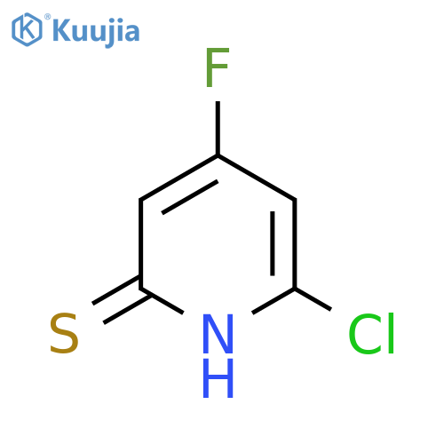 2-Chloro-4-fluoro-6-mercaptopyridine structure