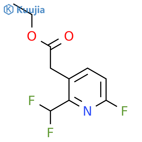 Ethyl 2-(difluoromethyl)-6-fluoropyridine-3-acetate structure