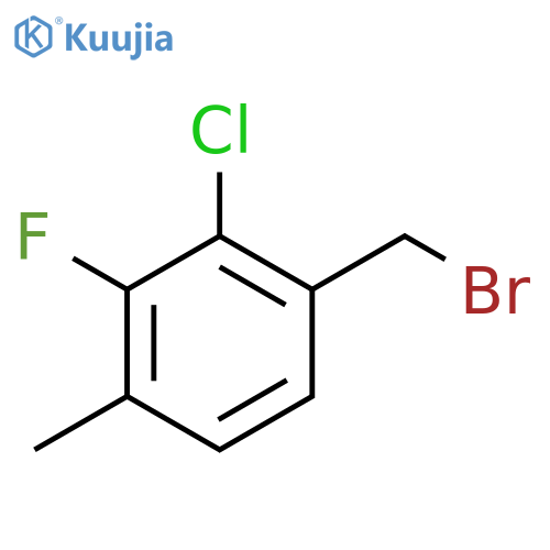 2-Chloro-3-fluoro-4-methylbenzyl bromide structure