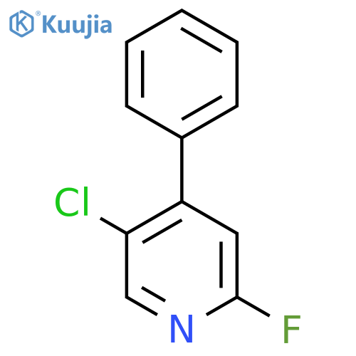 5-Chloro-2-fluoro-4-phenylpyridine structure