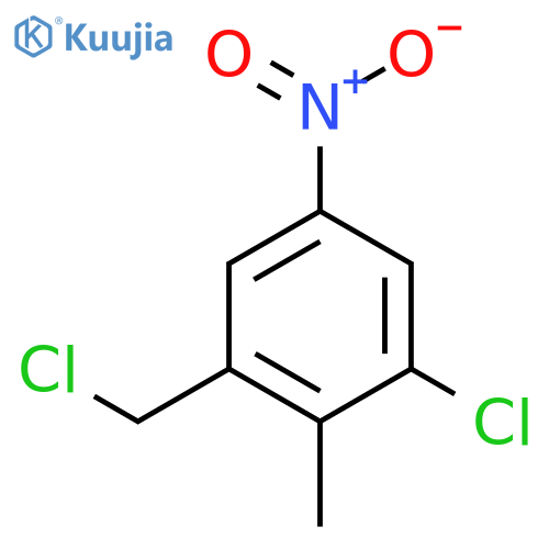 3-Chloro-2-methyl-5-nitrobenzyl chloride structure