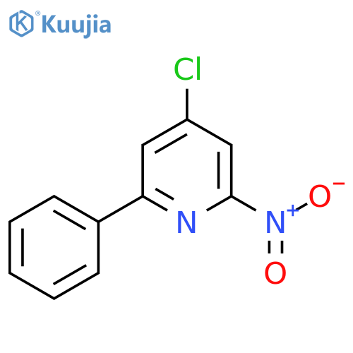 4-Chloro-2-nitro-6-phenylpyridine structure