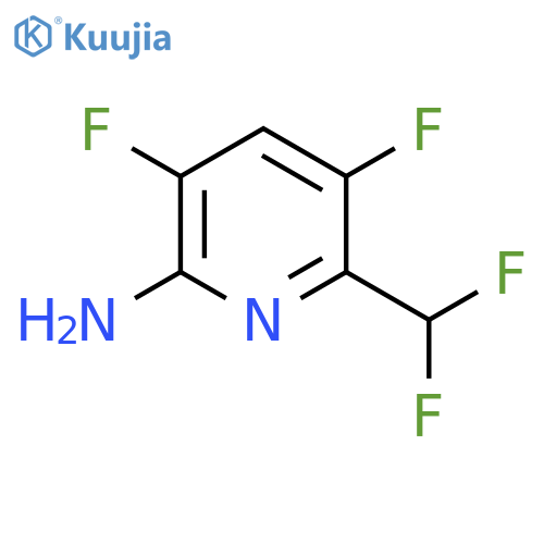 2-Amino-3,5-difluoro-6-(difluoromethyl)pyridine structure