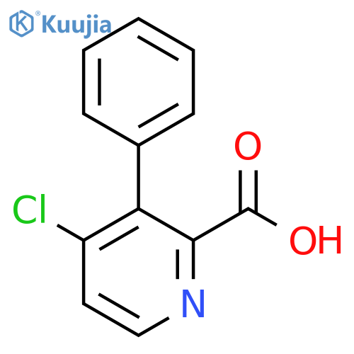 4-Chloro-3-phenylpicolinic acid structure