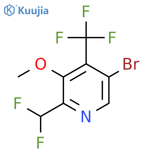 5-Bromo-2-(difluoromethyl)-3-methoxy-4-(trifluoromethyl)pyridine structure