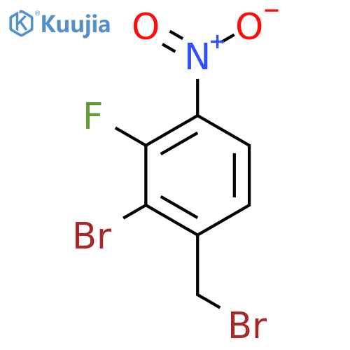 2-Bromo-3-fluoro-4-nitrobenzyl bromide structure