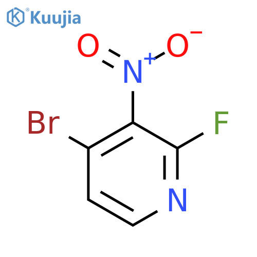 4-Bromo-2-fluoro-3-nitropyridine structure
