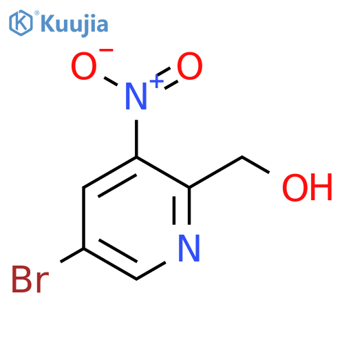 5-Bromo-3-nitropyridine-2-methanol structure