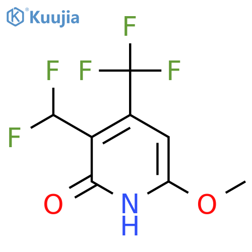 3-(Difluoromethyl)-2-hydroxy-6-methoxy-4-(trifluoromethyl)pyridine structure