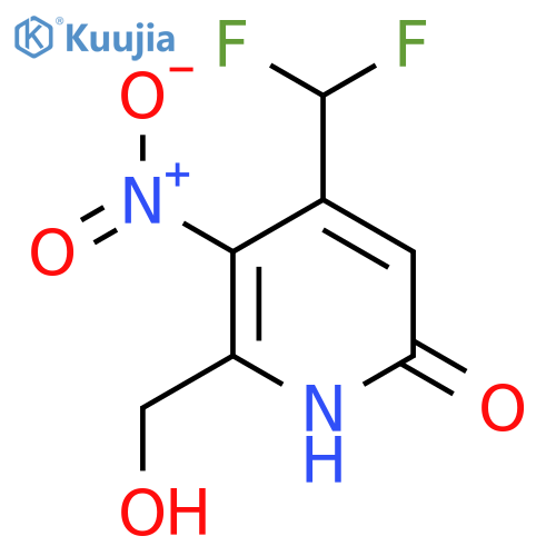 4-(Difluoromethyl)-6-hydroxy-3-nitropyridine-2-methanol structure