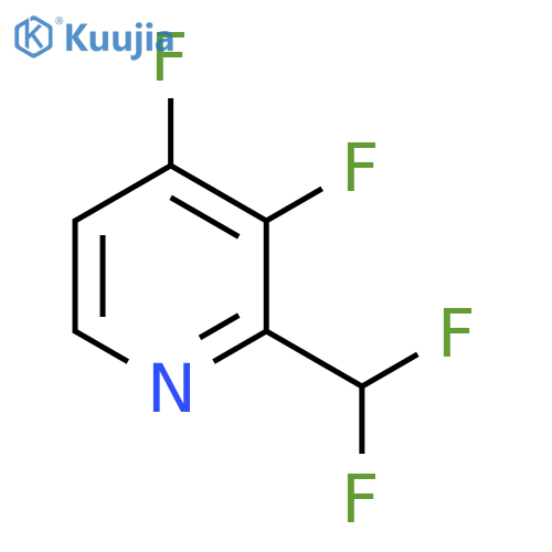 3,4-Difluoro-2-(difluoromethyl)pyridine structure