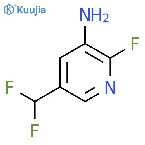 3-Amino-5-(difluoromethyl)-2-fluoropyridine structure
