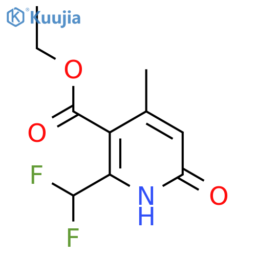 Ethyl 2-(difluoromethyl)-6-hydroxy-4-methylpyridine-3-carboxylate structure