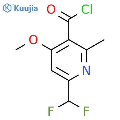 6-(Difluoromethyl)-4-methoxy-2-methylpyridine-3-carbonyl chloride structure