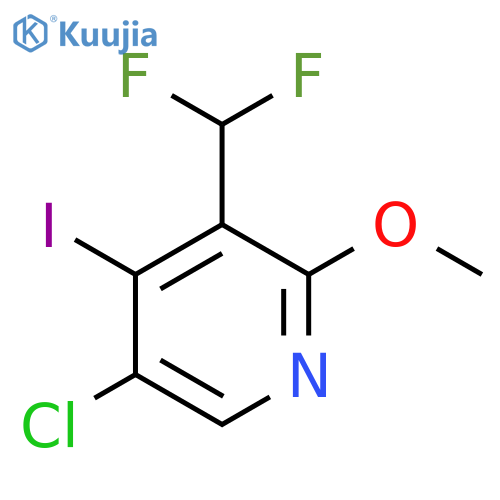 5-Chloro-3-(difluoromethyl)-4-iodo-2-methoxypyridine structure