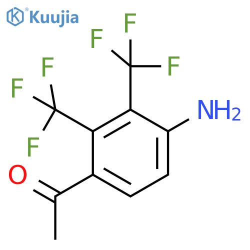 4'-Amino-2',3'-bis(trifluoromethyl)acetophenone structure