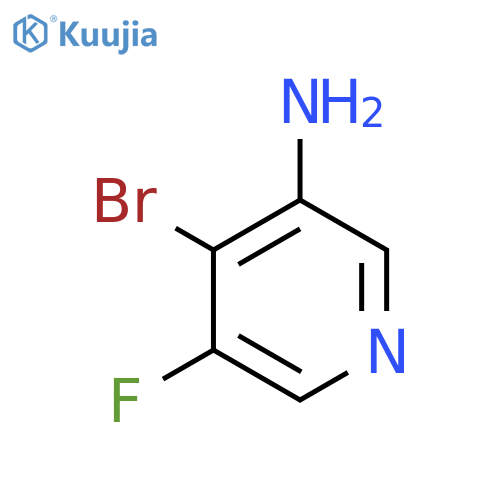 4-Bromo-5-fluoropyridin-3-amine structure