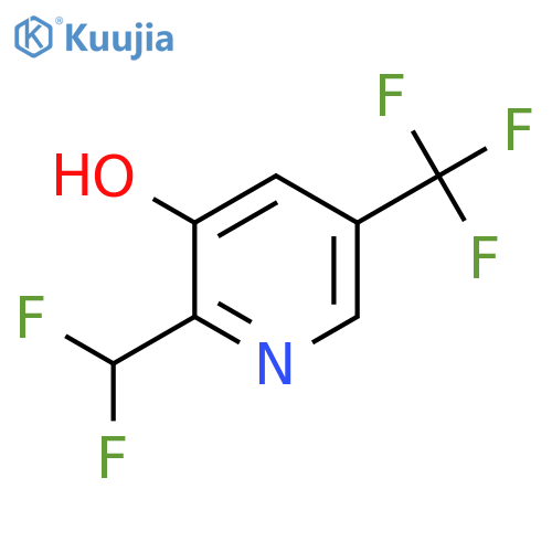 2-(Difluoromethyl)-5-(trifluoromethyl)pyridin-3-ol structure