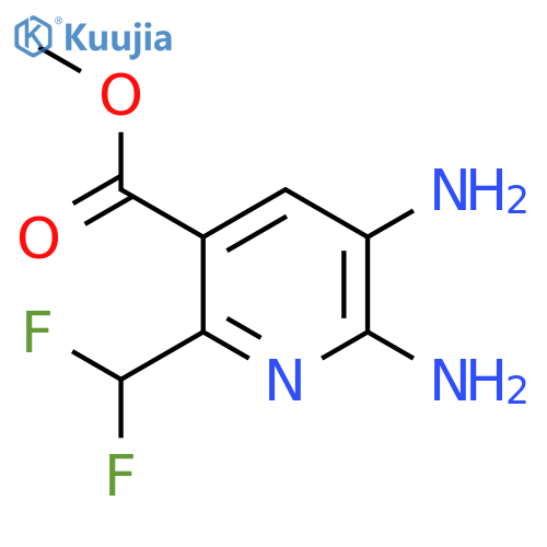 Methyl 2,3-diamino-6-(difluoromethyl)pyridine-5-carboxylate structure
