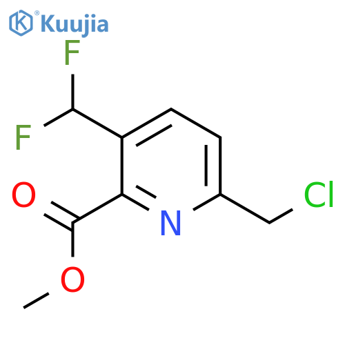 Methyl 6-(chloromethyl)-3-(difluoromethyl)pyridine-2-carboxylate structure