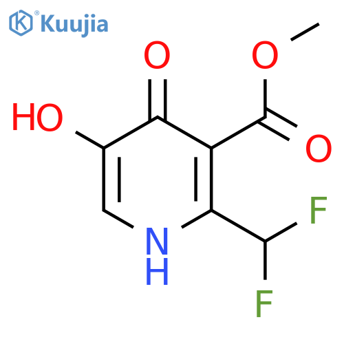 Methyl 2-(difluoromethyl)-4,5-dihydroxypyridine-3-carboxylate structure