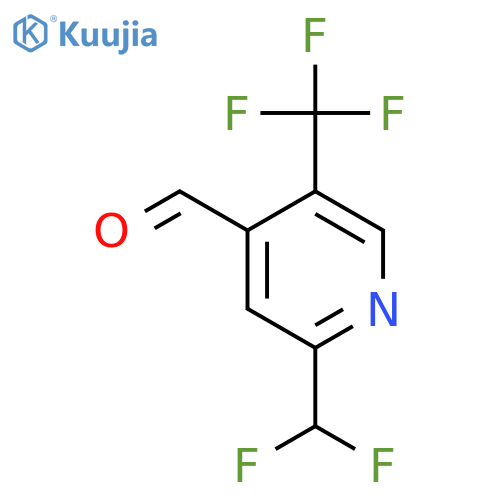 2-(Difluoromethyl)-5-(trifluoromethyl)pyridine-4-carboxaldehyde structure