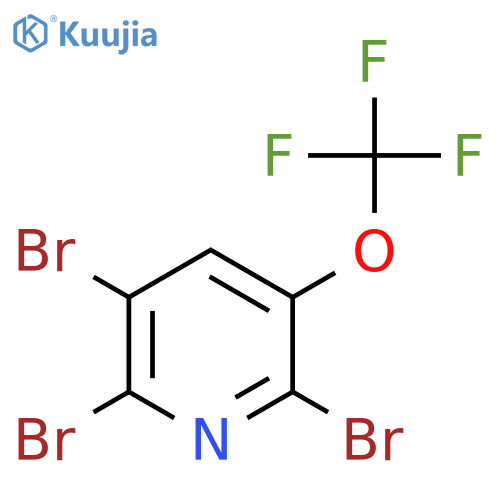 2,3,6-Tribromo-5-(trifluoromethoxy)pyridine structure