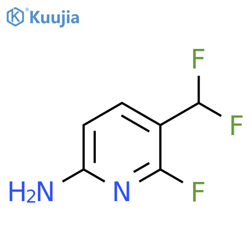 6-Amino-3-(difluoromethyl)-2-fluoropyridine structure