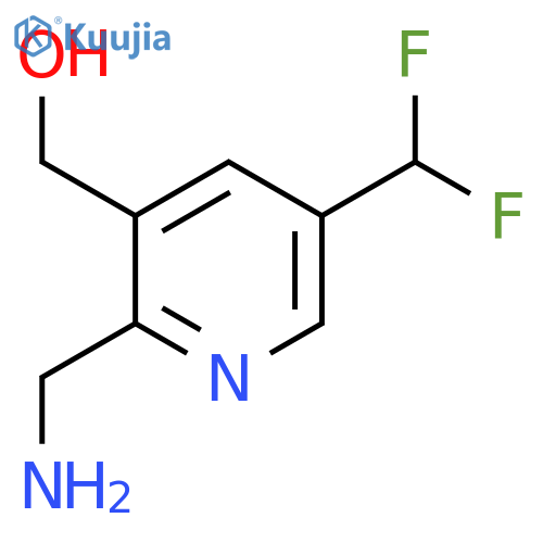 2-(Aminomethyl)-5-(difluoromethyl)pyridine-3-methanol structure