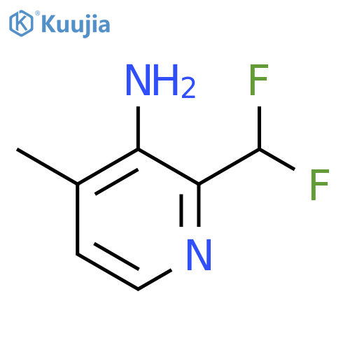 3-Amino-2-(difluoromethyl)-4-methylpyridine structure