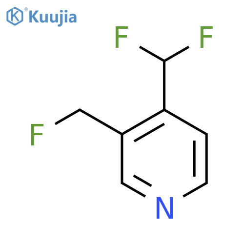 4-(Difluoromethyl)-3-(fluoromethyl)pyridine structure