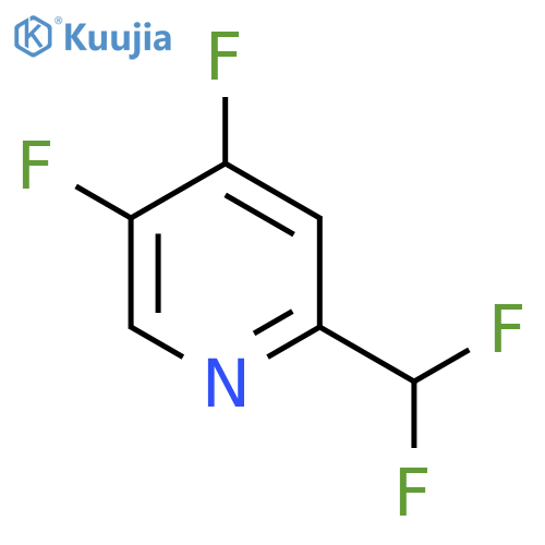 4,5-Difluoro-2-(difluoromethyl)pyridine structure