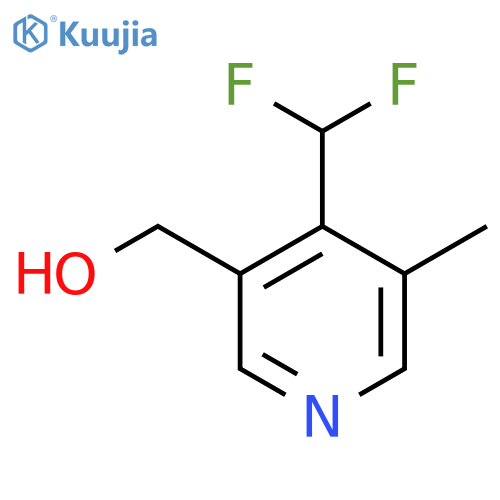 4-(Difluoromethyl)-3-methylpyridine-5-methanol structure
