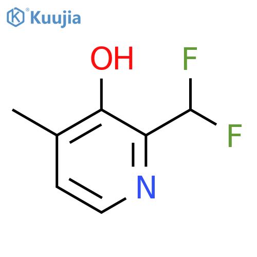 2-(Difluoromethyl)-3-hydroxy-4-methylpyridine structure