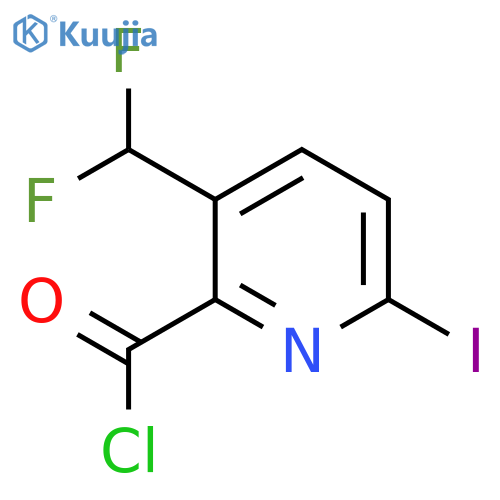 3-(Difluoromethyl)-6-iodopyridine-2-carbonyl chloride structure