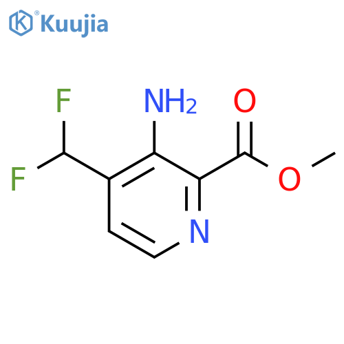 Methyl 3-amino-4-(difluoromethyl)pyridine-2-carboxylate structure
