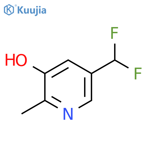 5-(Difluoromethyl)-3-hydroxy-2-methylpyridine structure