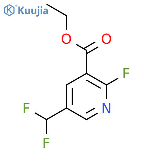 Ethyl 5-(difluoromethyl)-2-fluoropyridine-3-carboxylate structure