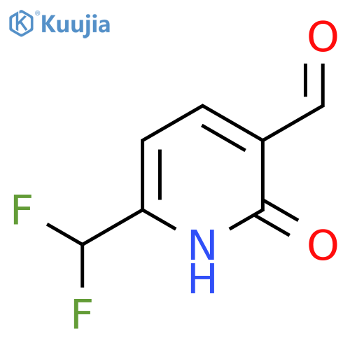 6-(Difluoromethyl)-2-hydroxypyridine-3-carboxaldehyde structure