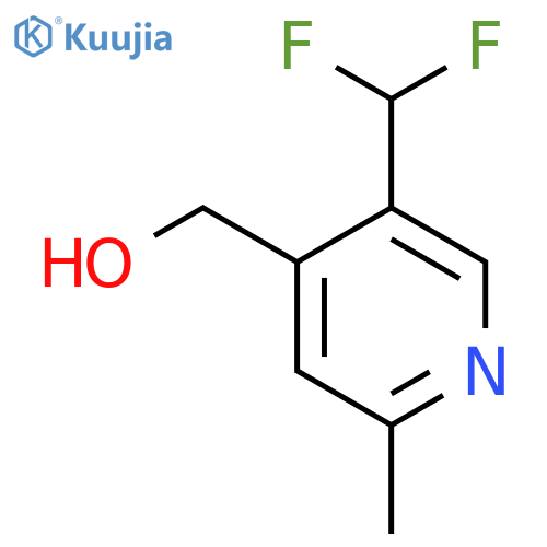 5-(Difluoromethyl)-2-methylpyridine-4-methanol structure